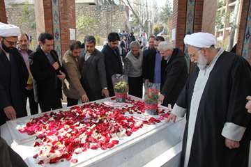 مراسم سالگرد تدفین شهدای گمنام دانشگاه 